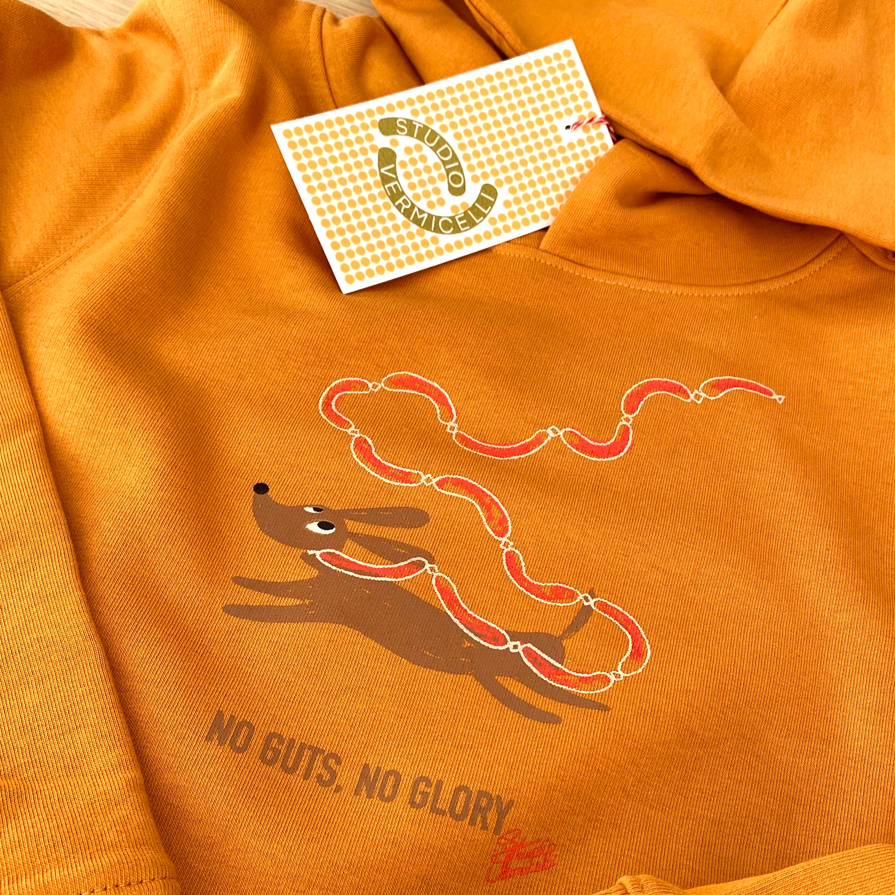 NO GUTS NO GLORY hoodie Studio Vermicelli