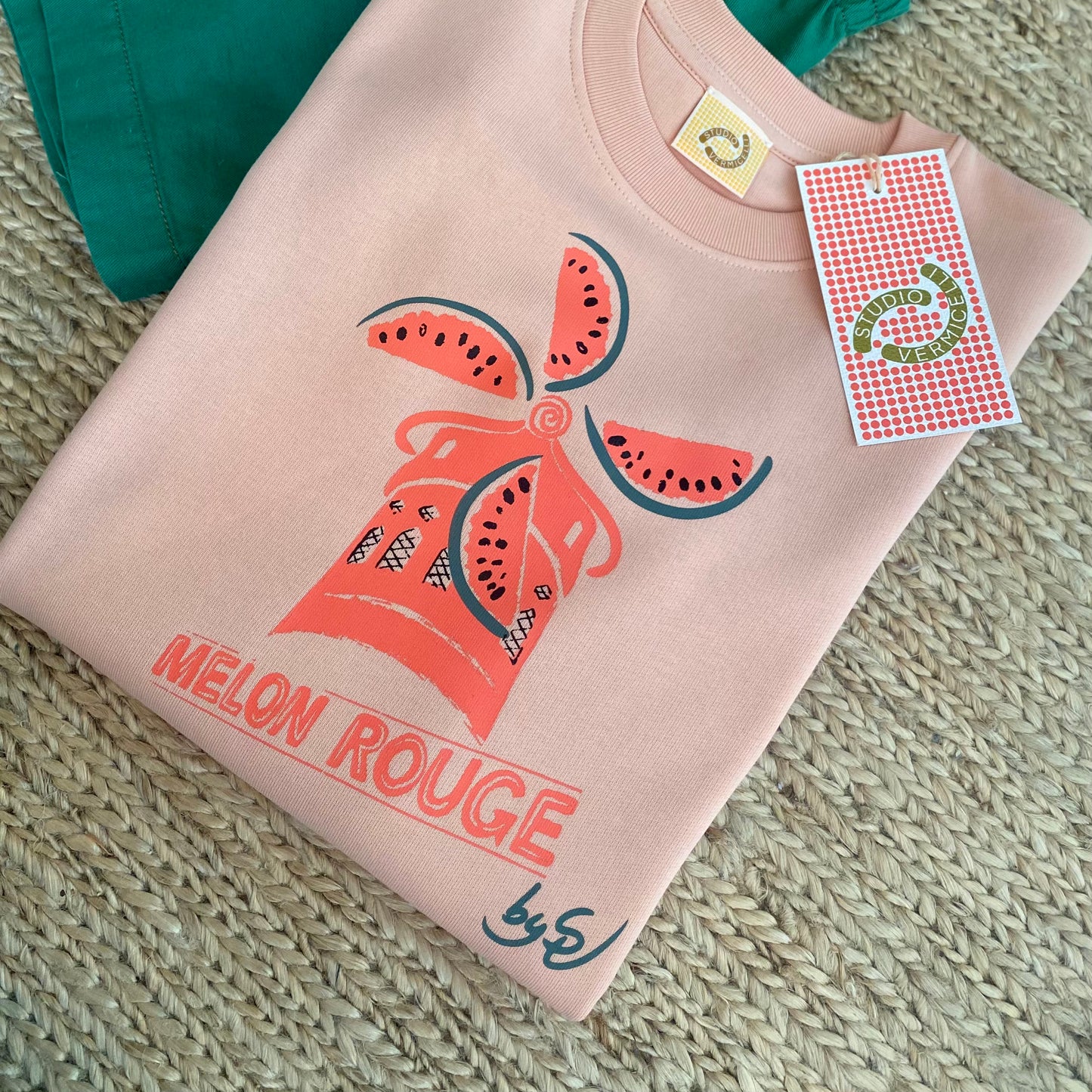 MELON ROUGE - SWEATER / PEACH